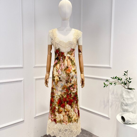 Zimmermann Lace Slip Dress Autumn Floral Print NWT US SIze 4 - Picture 1 of 10
